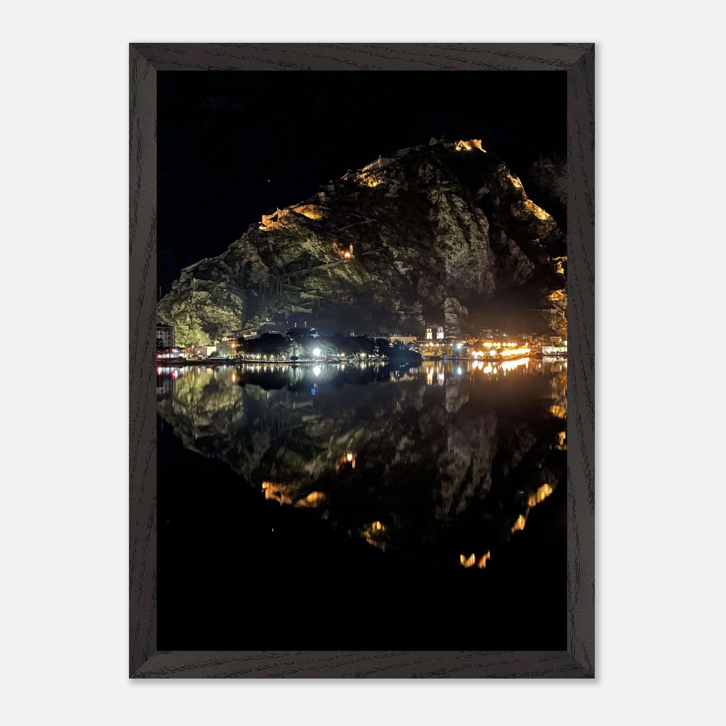 Mountain Lights Reflection A3