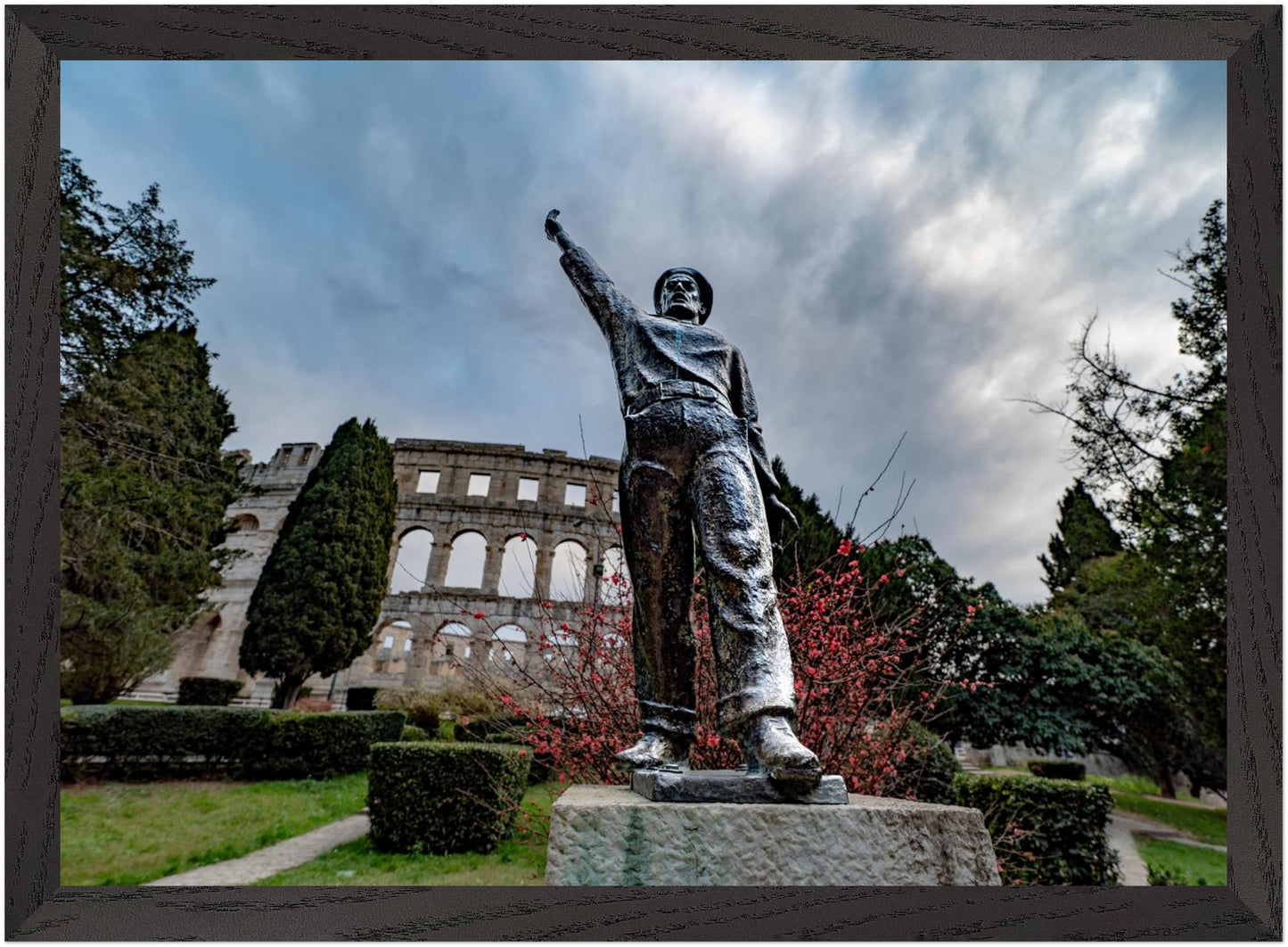 Legacy in Stone A1 Art Print - Striking Wall Art for Timeless Elegance